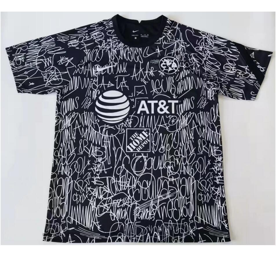 2021/22 Club América Black Training Shirt